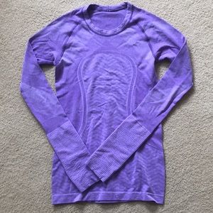 Lululemon long sleeve tee purple